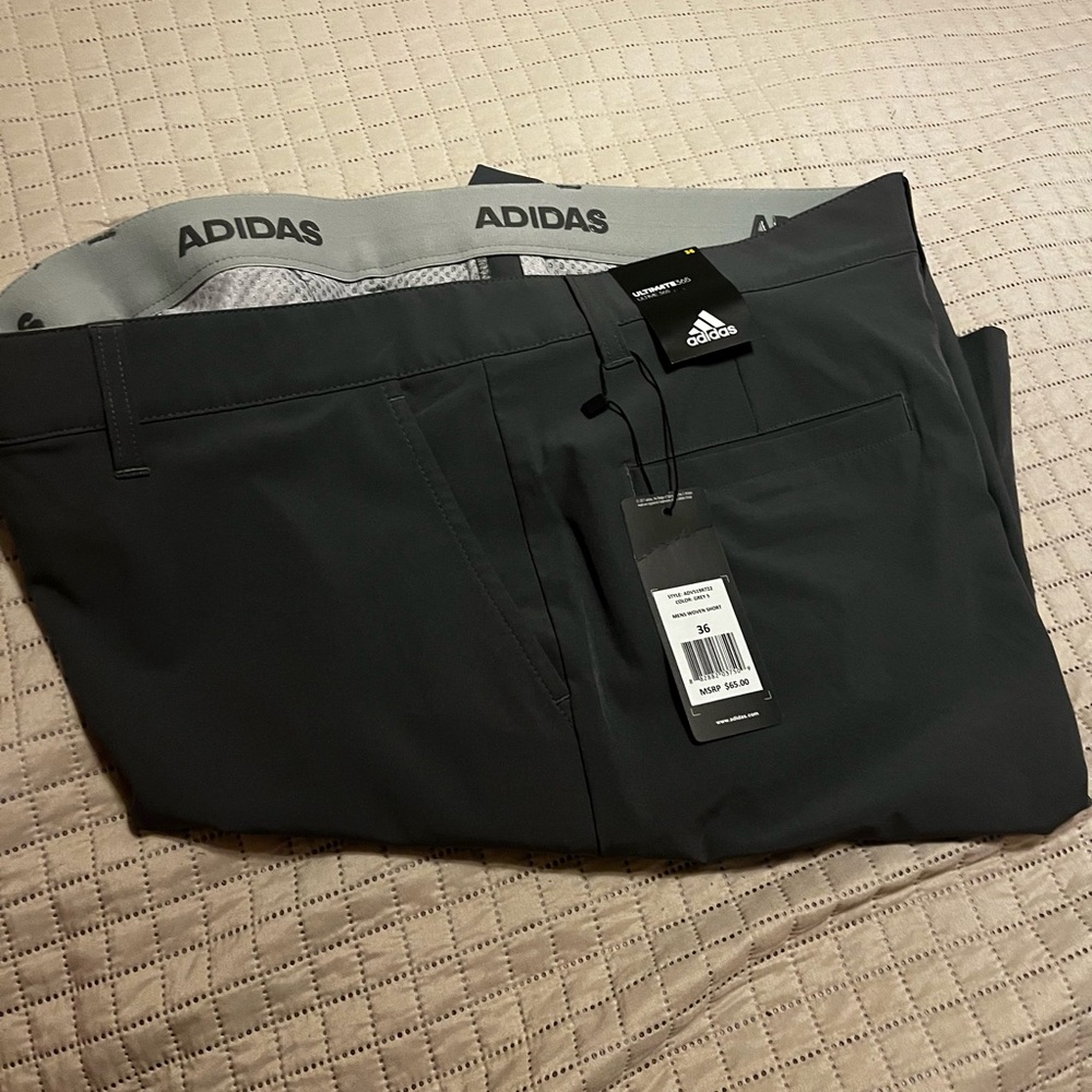 Adidas Charcoal Gray Trousers